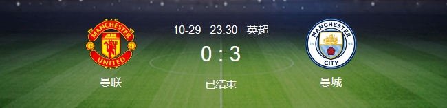 曼城vs曼联