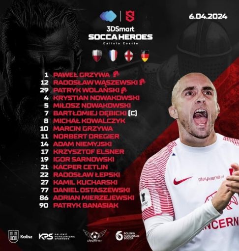 官方:波兰前国脚阿德里安入选波兰六人制国家队