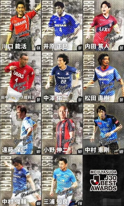 J联赛30周年最佳阵容出炉：56岁三浦知良仍驰骋赛场，远藤保仁获MVP