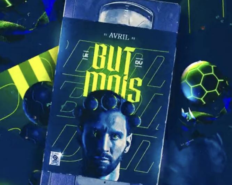 官方：梅西世界波当选法甲四月最佳进球，该球助巴黎夺冠