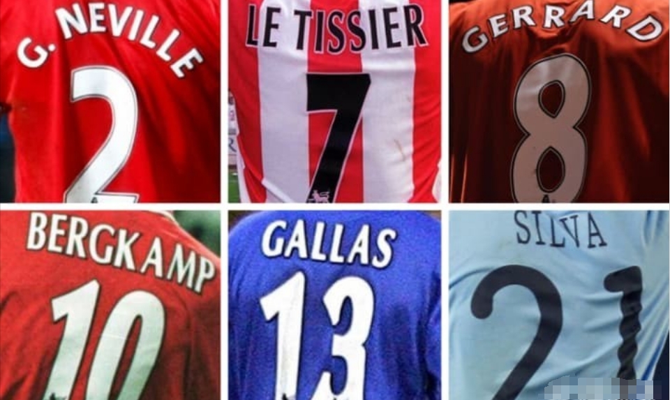 英超终极阵容：每个号码都有最佳代言人