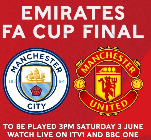 曼市德比，足总杯之巅