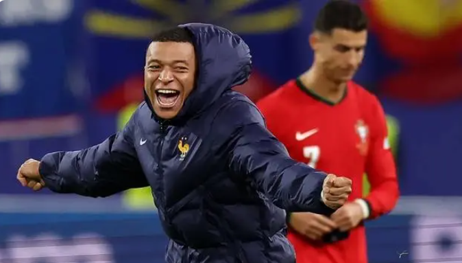 欧洲杯风云再起：法国5-3淘汰葡萄牙，C罗与姆巴佩同框成焦点