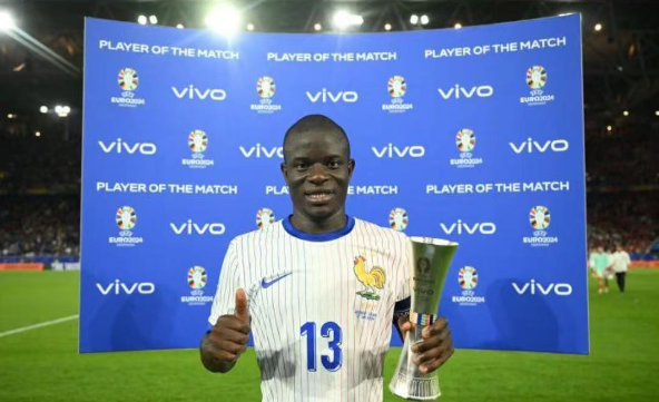 2024欧洲杯1/4决赛：法国点球胜葡萄牙，坎特创不败纪录