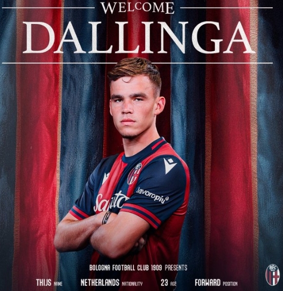 荷兰锋芒初现：博洛尼亚签下达林加