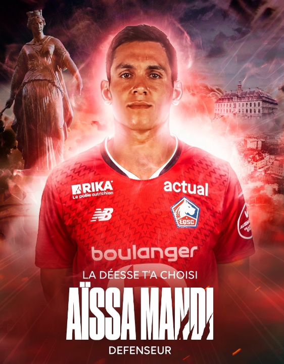 里尔签下阿尔及利亚国脚曼迪，强化后防实力