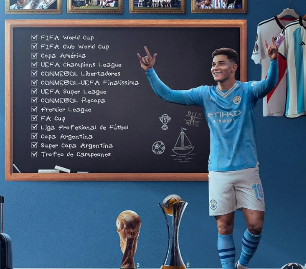 9000万欧！马竞报价阿尔瓦雷斯，创曼城最贵转出纪录