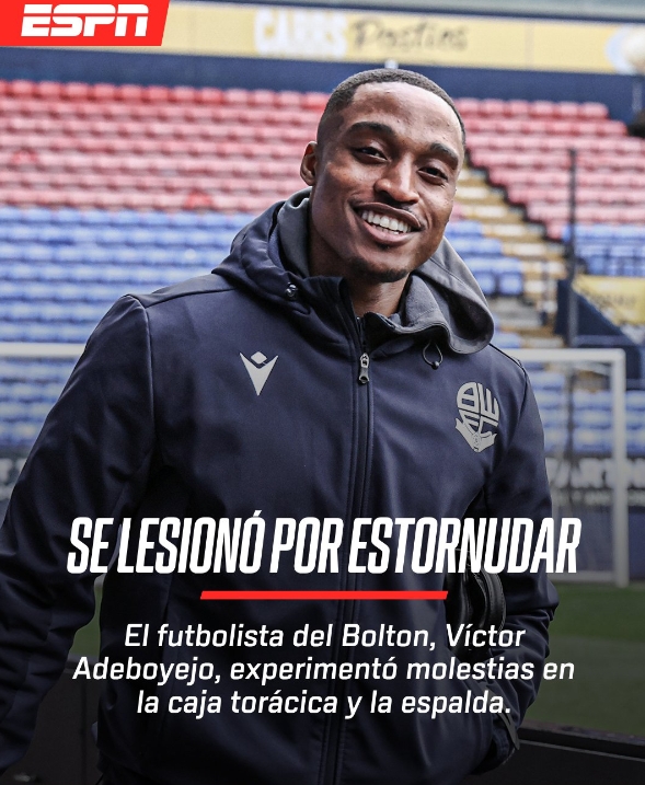 喷嚏引发的意外：博尔顿前锋受伤记