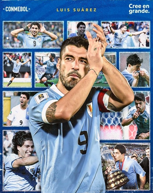 苏亚雷斯国家队谢幕，传奇永不落幕