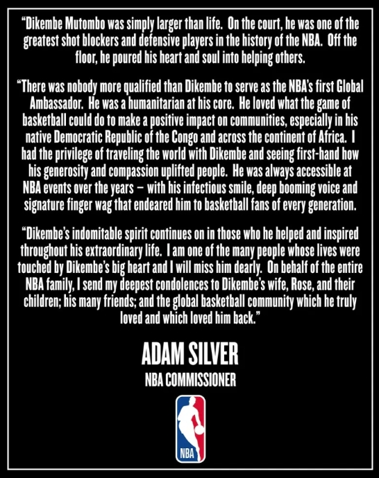 传奇落幕，精神永存 —— 缅怀穆托姆博