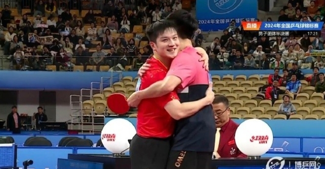 乒坛激战，上海队挺进决赛