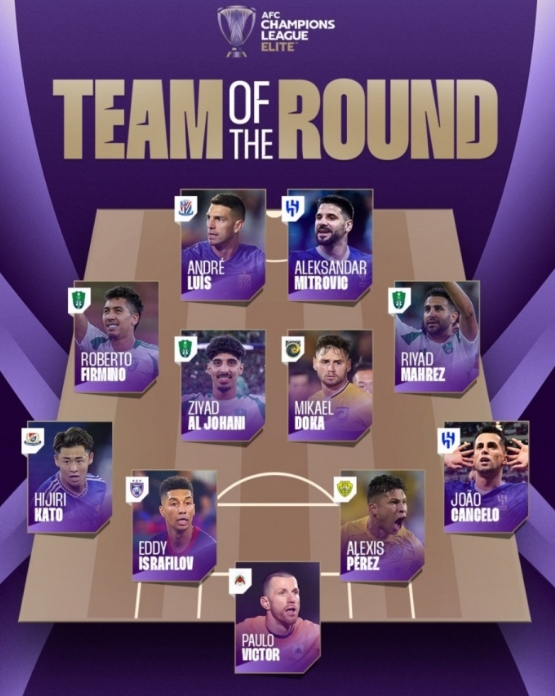 亚冠最佳阵容：群星璀璨中的申花之光