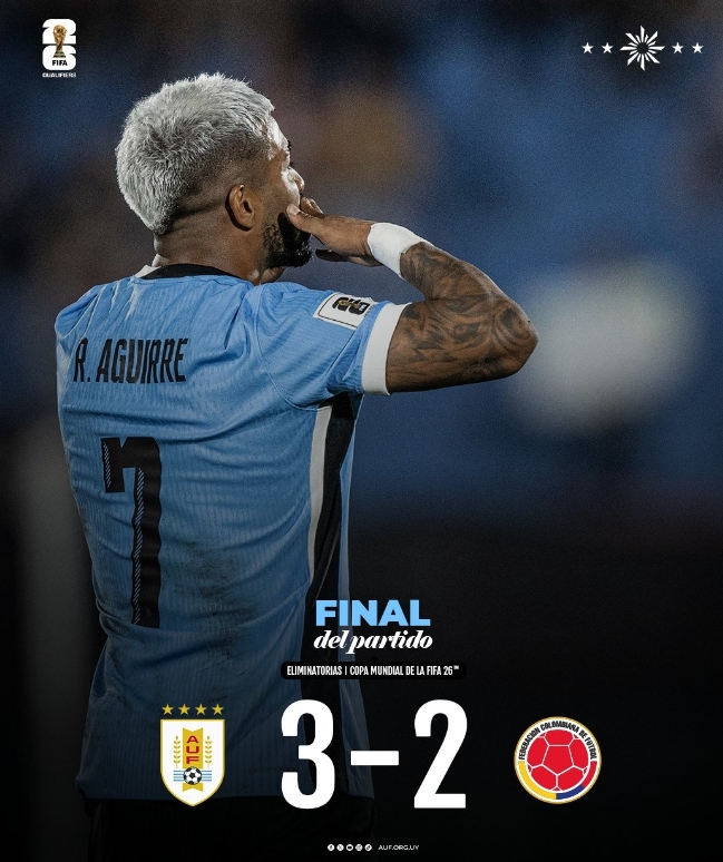 乌拉圭绝杀 南美世预赛经典之战