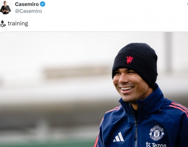 卡塞米罗晒照：曼联新帅首训亮点