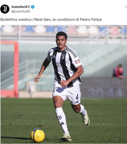 尤文 U23 之星的伤痛：费利佩十字韧带之殇