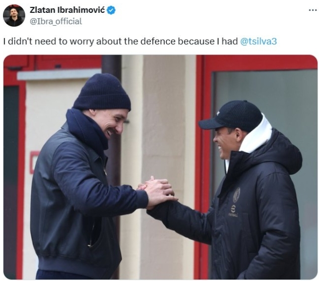 伊布席尔瓦重聚米兰：友情延续与球队新篇