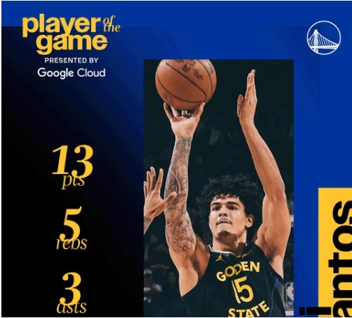 桑托斯：勇士获胜的关键奇兵