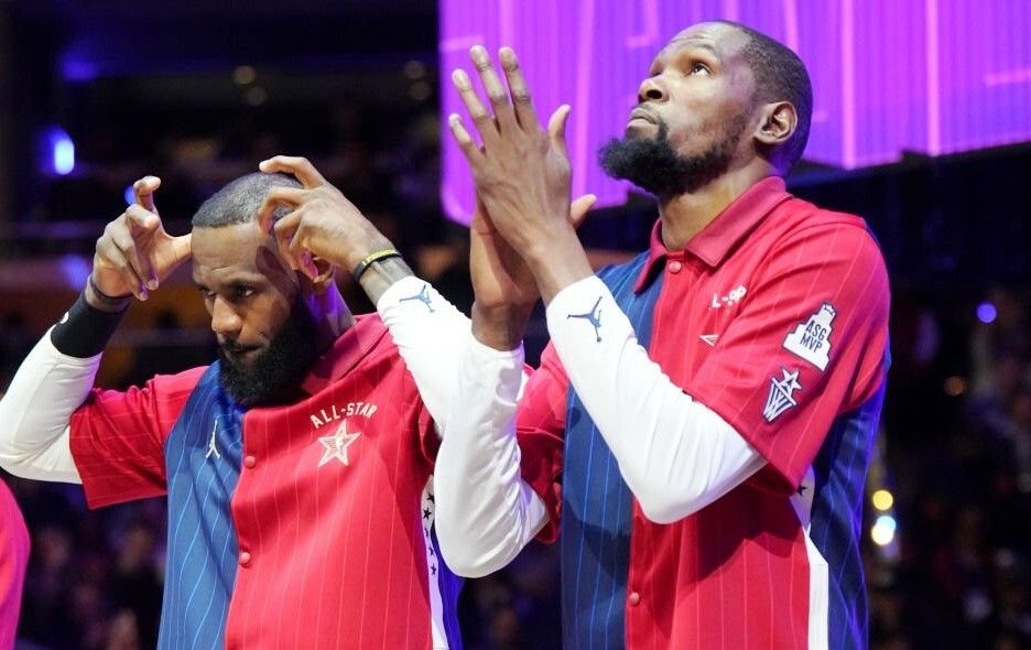 NBA全明星第三轮投票结果揭晓：詹皇反超杜兰特，骑士四球星齐上榜