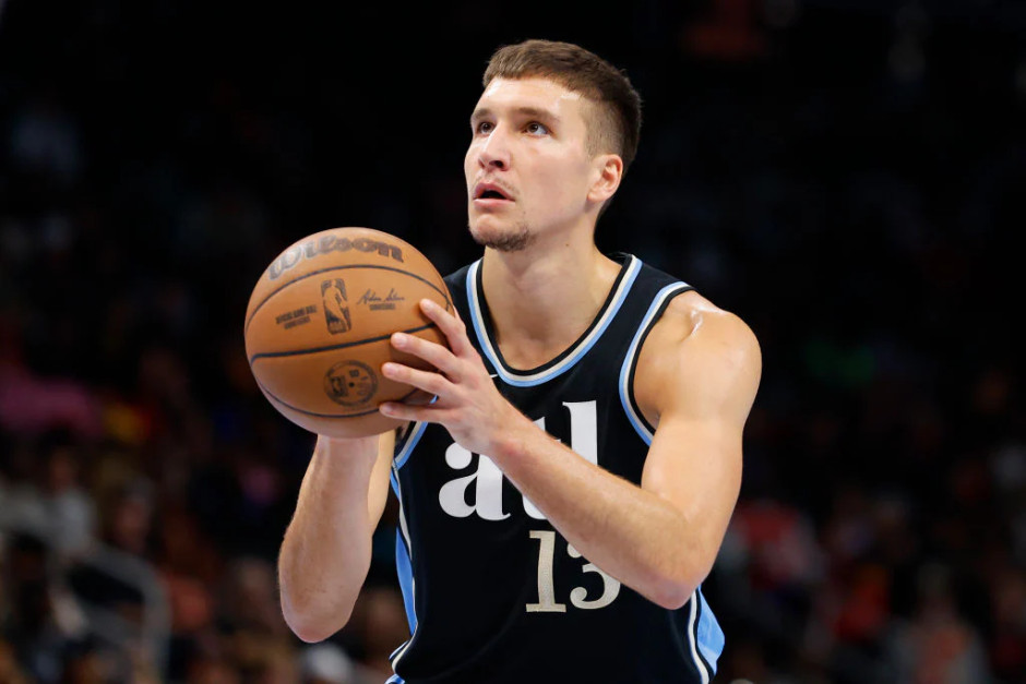 博格丹连续三分命中纪录终结，老鹰客场不敌尼克斯