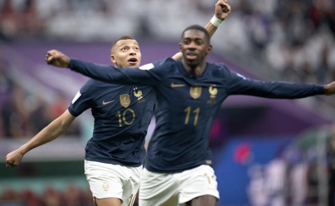 登贝莱姆巴佩火力全开，法甲赛场双星闪耀