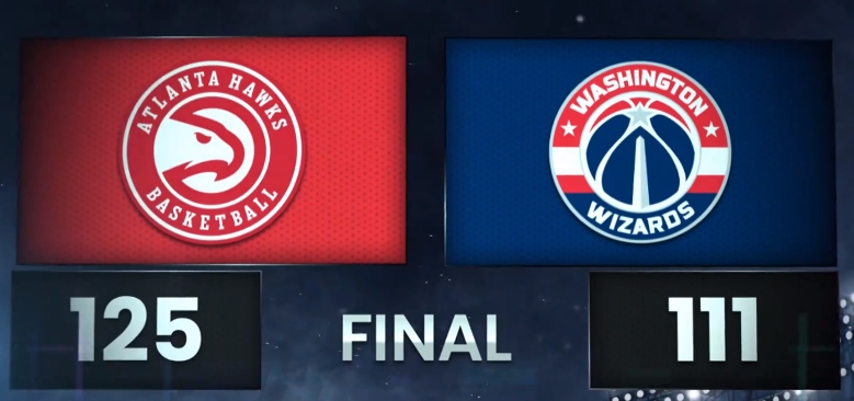 老鹰第三节大爆发 客场战胜奇才平分秋色