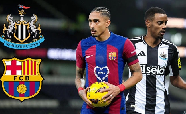 震惊！纽卡斯尔欲与巴萨上演伊萨克互换交易？
