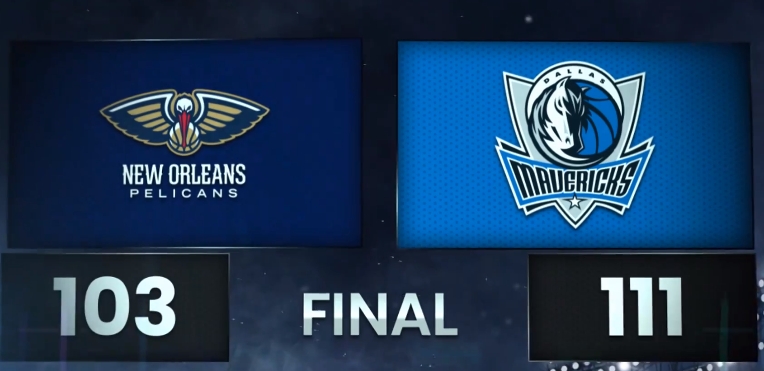 独行侠首节发力 击退鹈鹕获三连胜