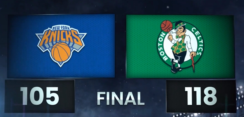 绿军硬刚尼克斯 双探花力挽狂澜取五连胜