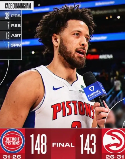 活塞客场激战老鹰 六连胜续写传奇