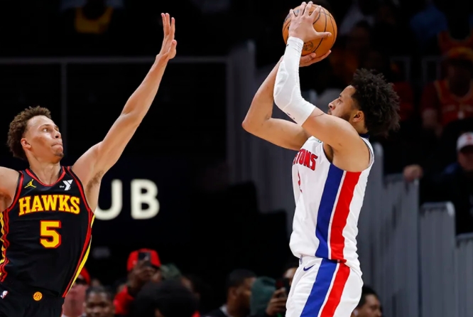 活塞客场神射破鹰 六连胜展崛起之势