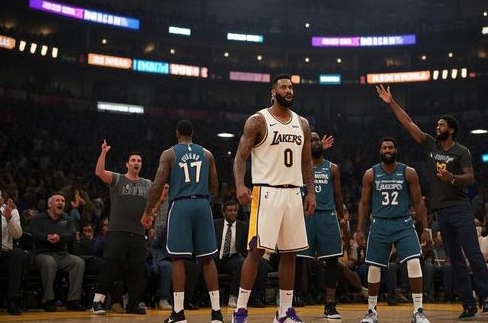 爱德华兹东契奇对飙 森林狼狂胜湖人取首胜