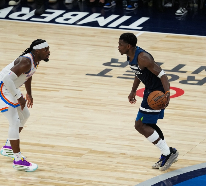 雷霆严密防守限制爱德华兹 森林狼惜败陷绝境