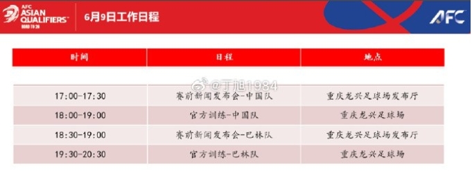 國足備戰(zhàn)巴林：雖無緣世界杯，仍為榮譽而戰(zhàn)
