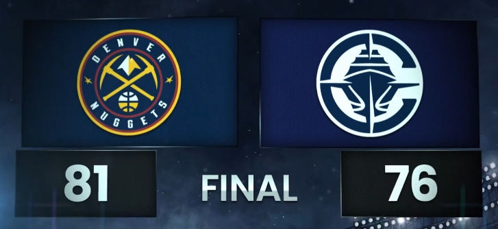 掘金险胜快船 夏联首胜来之不易