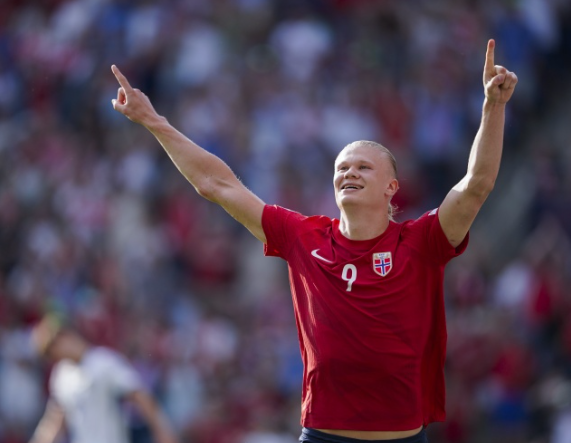 哈兰德国家队进球效率冠绝众星