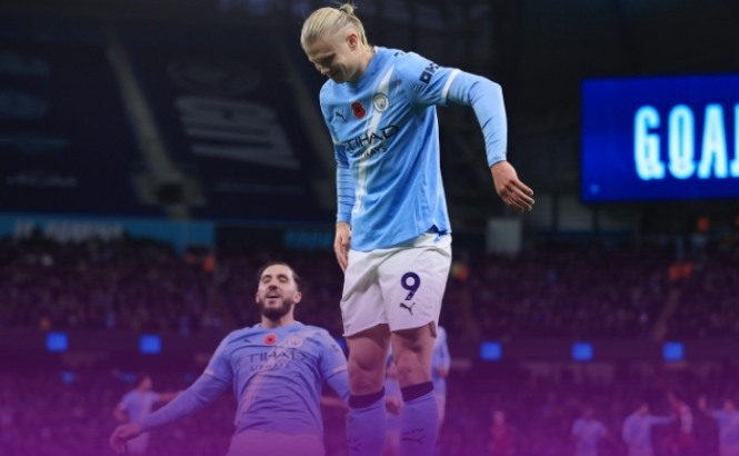 哈兰德梅开二度 曼城火力藏隐忧