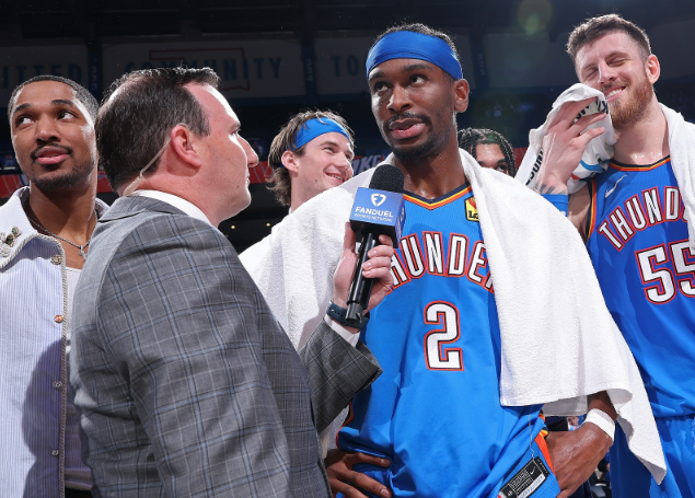 NBA 第三周战力榜 雷霆领跑湖人升前三