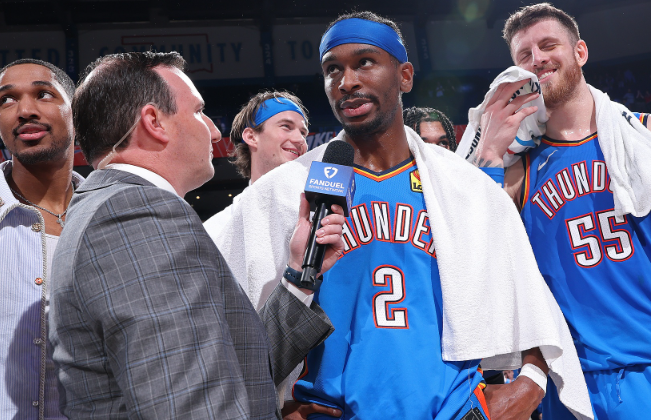 NBA 第三周战力榜 雷霆领跑湖人升前三