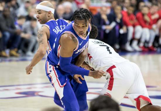 新秀封神！埃奇库姆加时超远三分绝平猛龙，76人续命留悬念