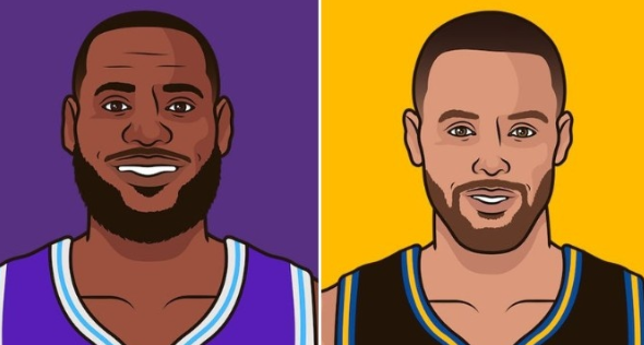 库里37岁低迷引热议 詹库同期数据对比出炉