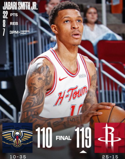 三分封神遇传奇时刻 火箭多点开花力克鹈鹕