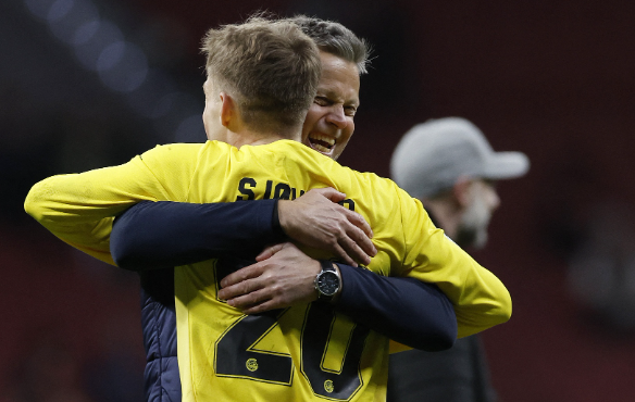 爆冷！博德闪耀2-1胜马竞，主帅克努森难掩狂喜