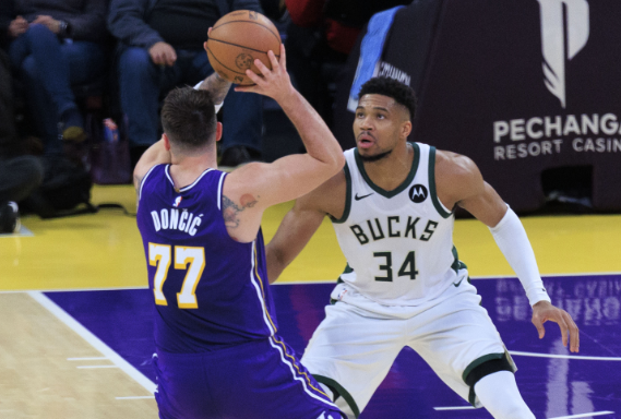 2020年以来联盟总得分榜 东契奇登顶