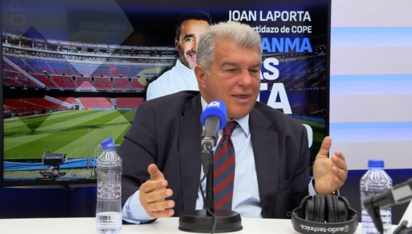 拉波尔塔谈梅西与亚马尔 力挺巴萨新生代