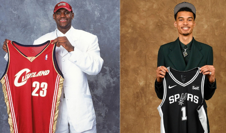 詹姆斯vs文班同届选秀？状元签选谁——这是“现在”和“未来”的终极对决