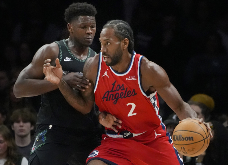 西部第八保卫战！快船迎战森林狼首发出炉：加兰联手伦纳德，华子率全主力出击