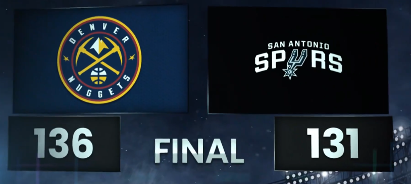 掘金20分大逆转 约基奇三双穆雷封神