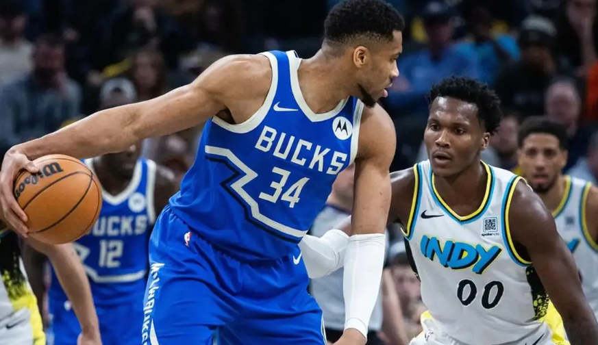 雄鹿第三节狂轰40分 字母哥里程碑送步行者十三连败