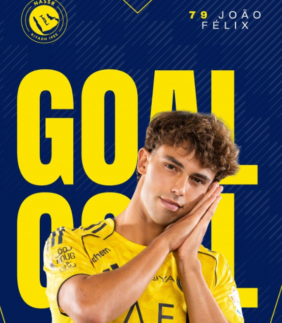 菲利克斯2射1传 助利雅得胜利大胜