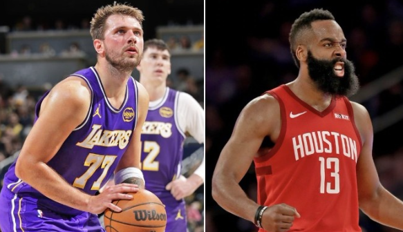 东契奇分手后数据对比哈登巅峰表现